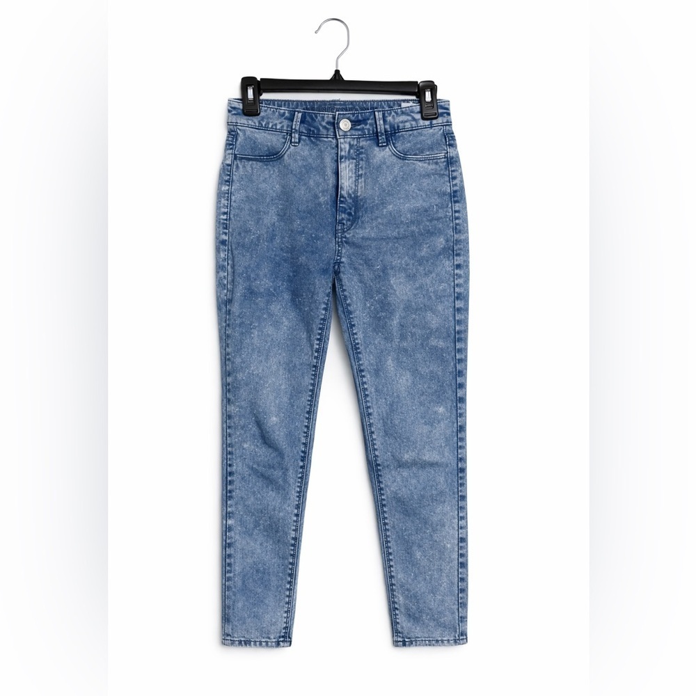 American Eagle Acid Wash Skinny Jeans Size 2 High Rise Denim
